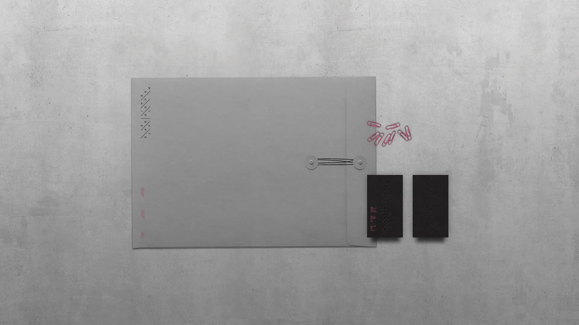 branding, stationery, black white, wood, top view, brochure, cover